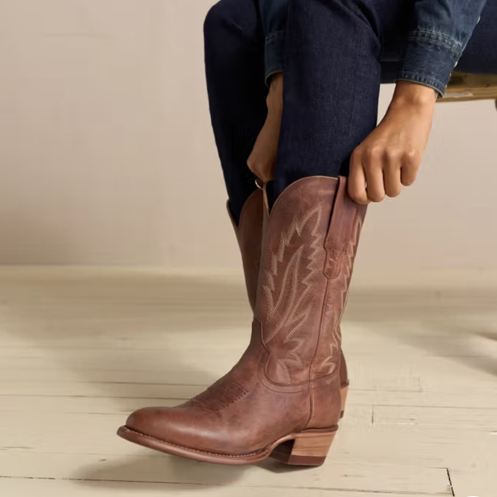 Tecovas Women's Brown Leather Boots - Picture 4 of 15